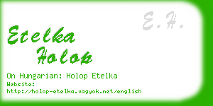etelka holop business card